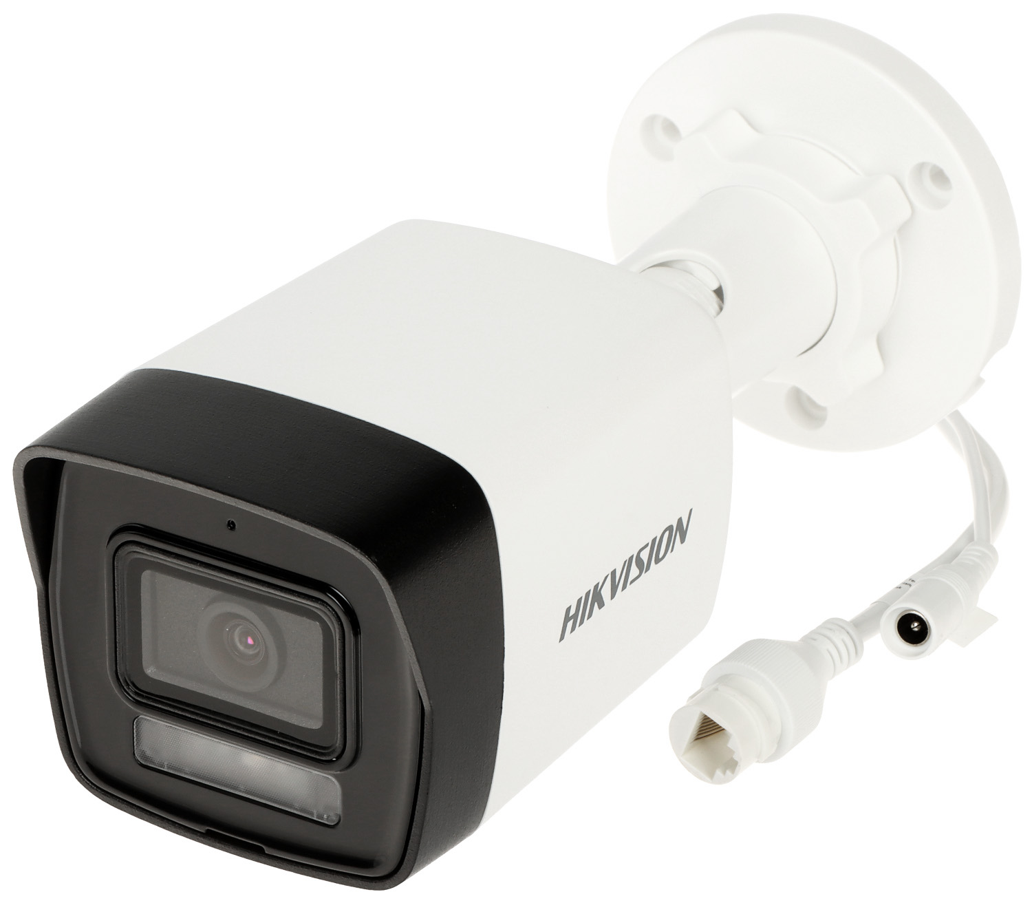 Bala IP 2 Megapixel / Lente 2.8 mm / Dual Light HIBRIDA (30 mts IR + 30 mts Luz Blanca) / Micrófono Integrado / ACUSENSE Lite / Exterior IP67 / H.265+ / PoE / ONVIF