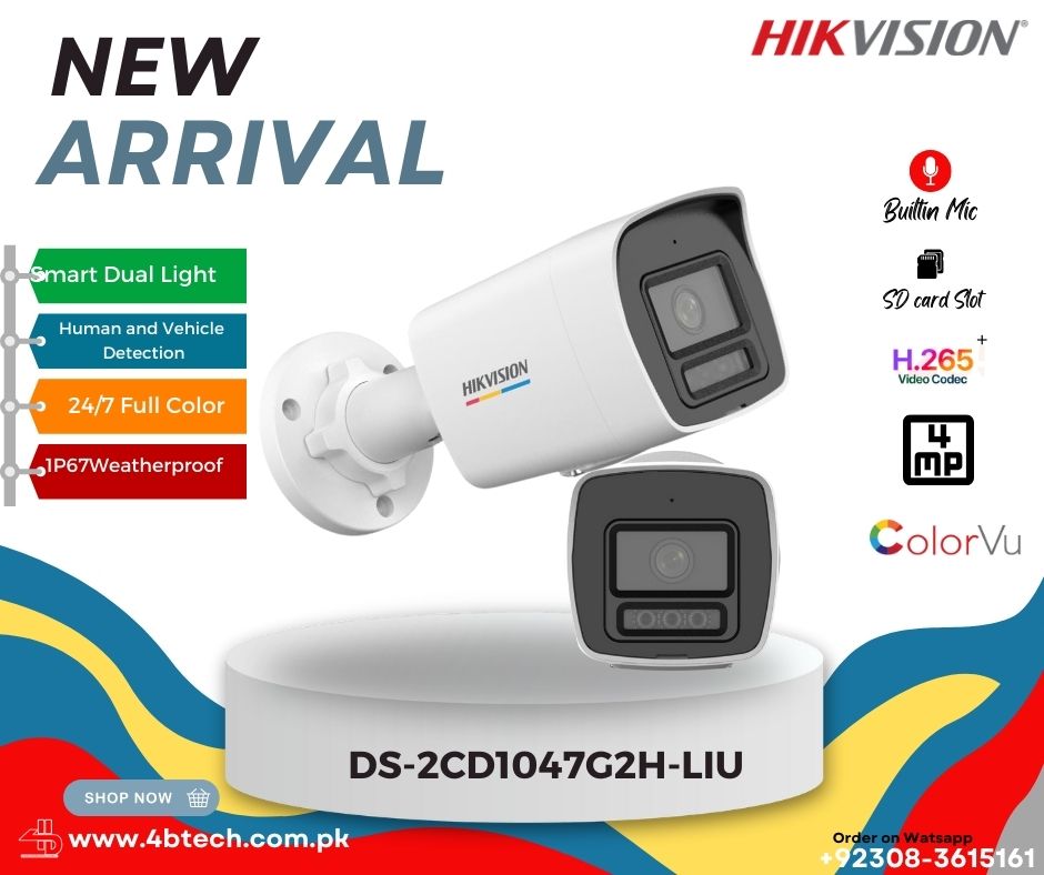 [Dual Light + ColorVu] Bala IP 4 Megapixel / Lente 2.8 mm / 30 mts IR + 30 mts Luz Blanca / Micrófono Integrado / ACUSENSE Lite / Exterior IP67 / WDR 120 dB / PoE / Micro SD / ONVIF