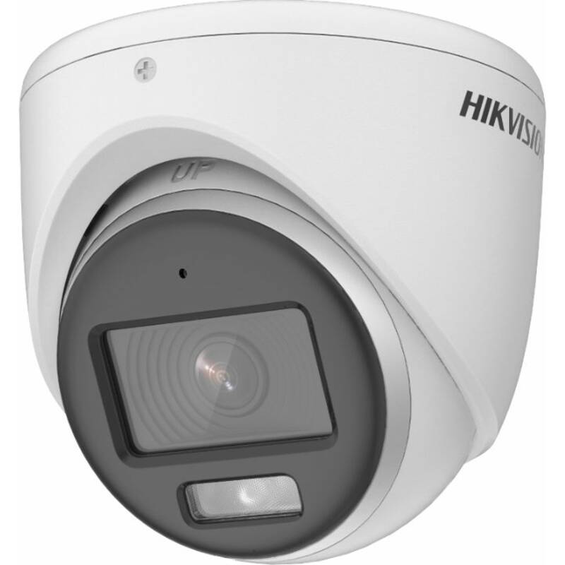 Turret TURBOHD 3K (5 Megapixel) / Micrófono Integrado / Lente 2.8 mm / Imagen a Color 24/7 / 20 mts Luz Blanca / Exterior IP67 / dWDR / METALICA